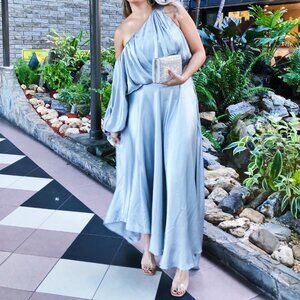 Silver Wedding Guest Dress ASOS